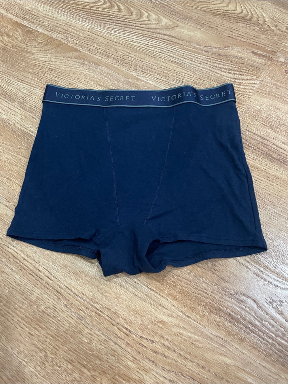Victoria's Secret Black Men's Boxer Briefs with Branded Waistband